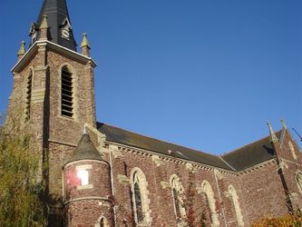 Église de Concoret en shiste de Brocéliande