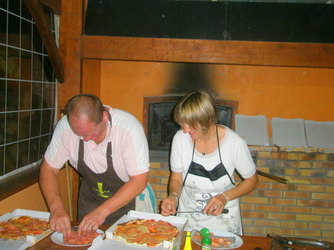 Soirée pizza au feu de bois