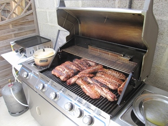 Grillades au Camping La Vallée du Ninian