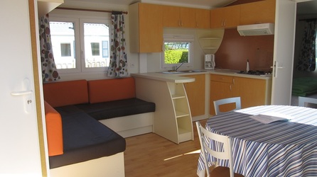 Séjour mobil-home Lancelot
